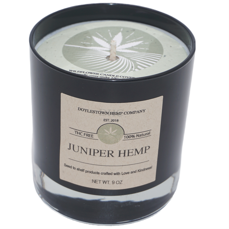 Juniper Hemp Glass Tumbler  (Available in Black, White and Clear)