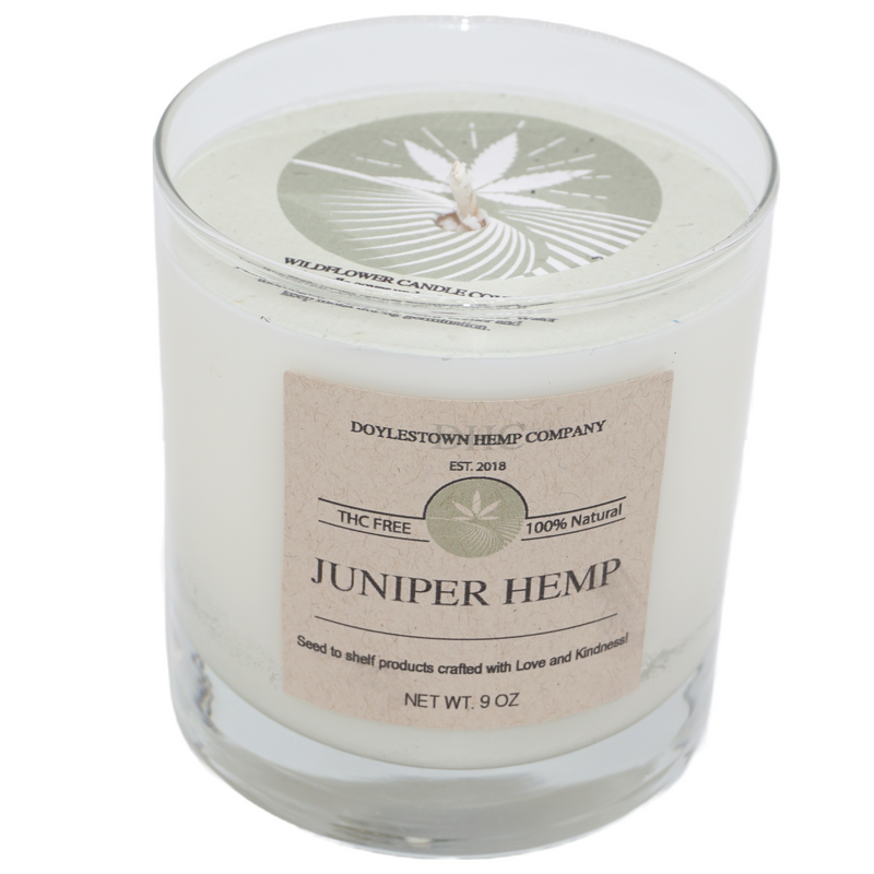 Juniper Hemp Glass Tumbler  (Available in Black, White and Clear)